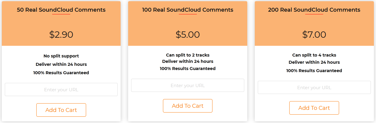soundcloud comments packages